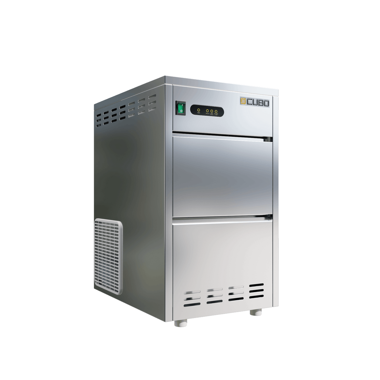 CUBO Ice Flaker Machine - 30kg Output / 10kg Storage Gravity Drain- CS-IF30