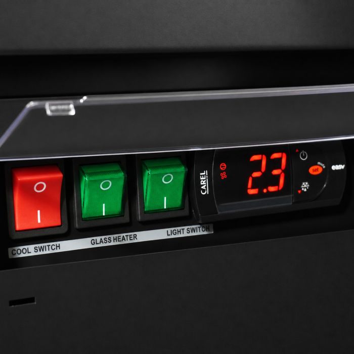 FREEZER 4 GLASS DOORS BLACK JDE-2025F | COMBISTEEL 7455.2252