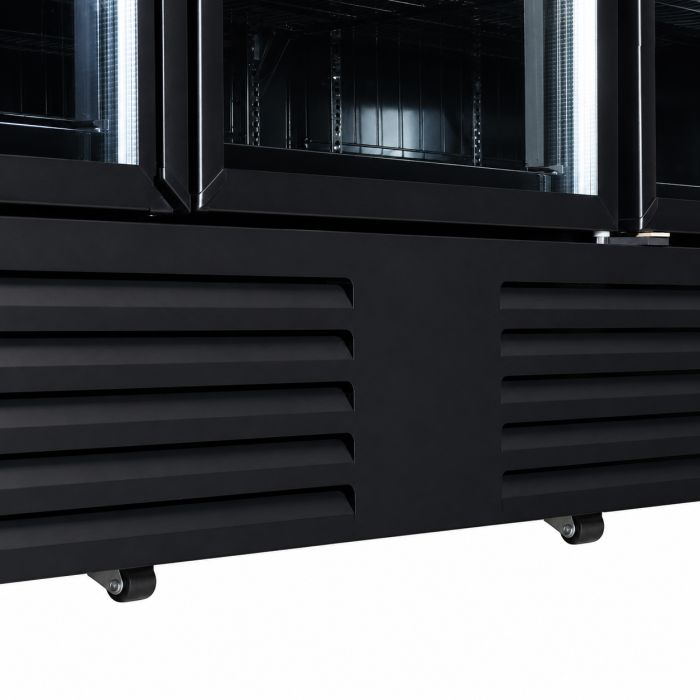 FREEZER 4 GLASS DOORS BLACK JDE-2025F | COMBISTEEL 7455.2252