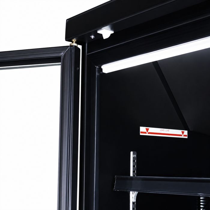 FREEZER 4 GLASS DOORS BLACK JDE-2025F | COMBISTEEL 7455.2252