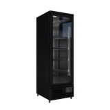 Cubo Gefrierschrank, 400 l, Schwarzer Innenraum mit LED-Beleuchtung, 1 Tür mit 5 Einlegeböden, Energieeffizient, CS-SU6B