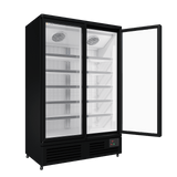 Cubo Gefrierschrank, 810 l, Schwarzer oder weißer Innenraum mit LED-Beleuchtung, 2 Türen mit 10 Einlegeböden, Energieeffizient, CS-SU13W