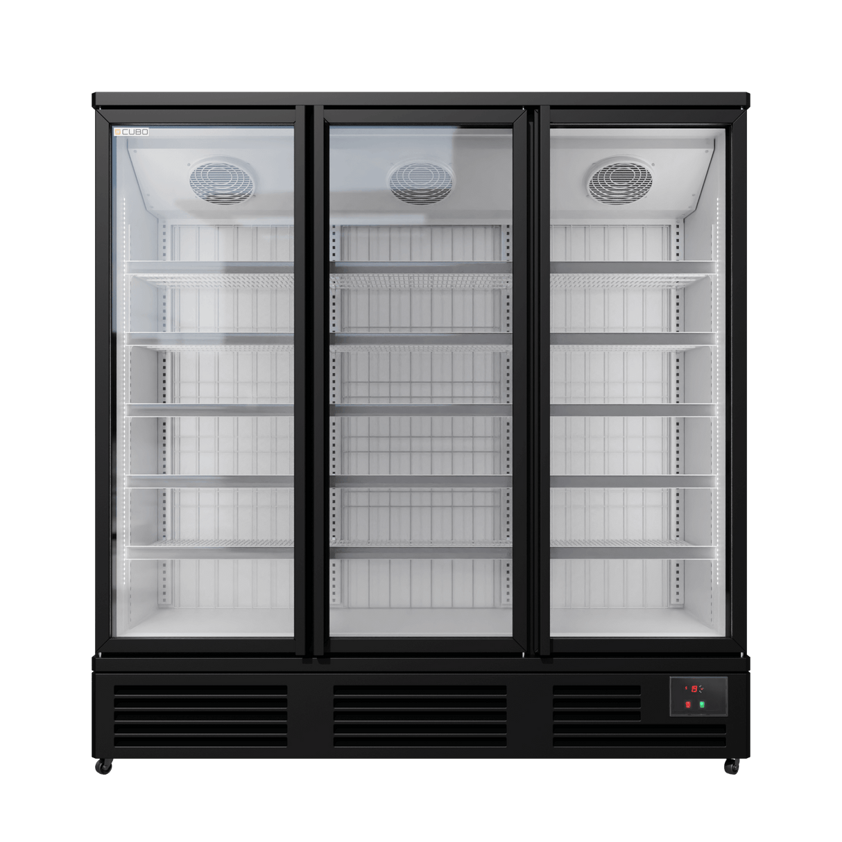 Cubo Upright Display Freezer 1220L - White Interior with LED lighting - 3 Door with 15 Shelves - Energy Efficient - CS-SU19W