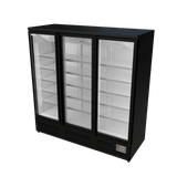 Cubo Upright Display Freezer 1220L - White Interior with LED lighting - 3 Door with 15 Shelves - Energy Efficient - CS-SU19W