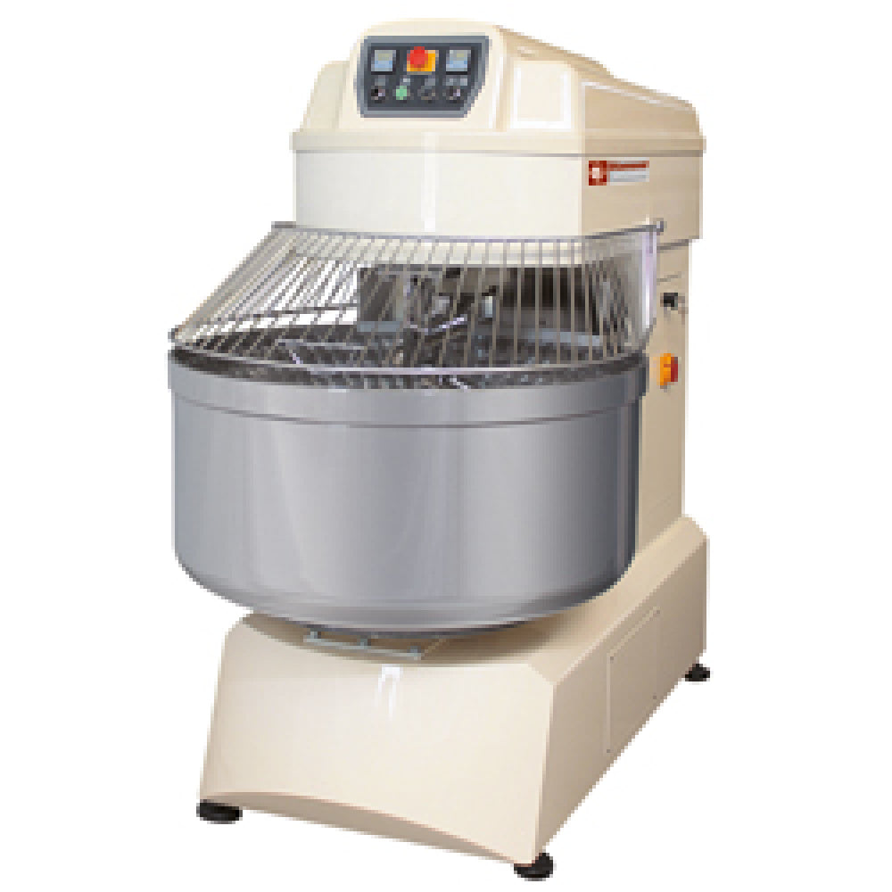 Diamond Kneading machine with spiral, digital, "big capacity", 200 kg - PSB-200/2