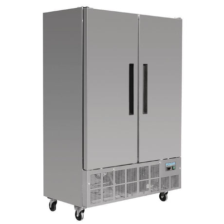 Polar 2 Door Slimline Freezer 960 Ltr - GD880 Refrigeration Uprights - Double Door Polar