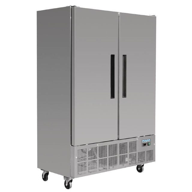 Polar 2 Door Slimline Freezer 960 Ltr - GD880 Refrigeration Uprights - Double Door Polar