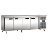 Polar 4 Door Counter Fridge 449 Ltr - G379 Refrigerated Counters - Four Door Polar