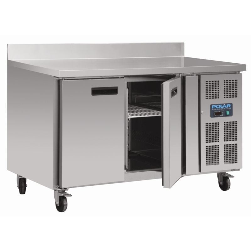 Polar Counter 2 Door Freezer with Upstand 282 Ltr - DL916 – Cubo Supplies