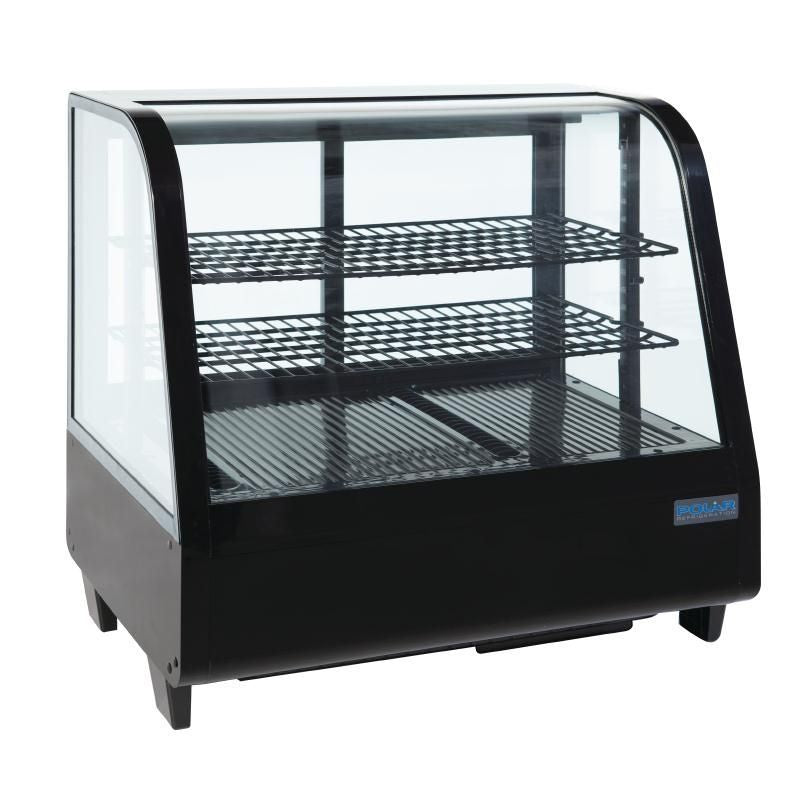 Polar Countertop Refrigerated Merchandiser 100 Ltr - CC611 Refrigerated Counter Top Displays Polar