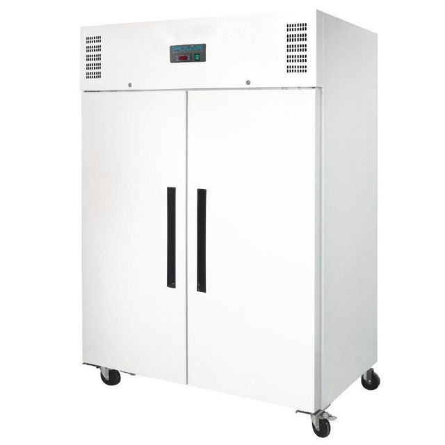 Polar Double Door Fridge White 1200Ltr - CC663 Refrigeration Uprights - Double Door Polar