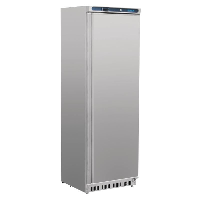 Polar Single Door Fridge Stainless Steel 400Ltr - CD082 Refrigeration Uprights - Single Door Polar