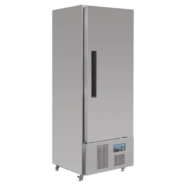 Polar Single Door Slimline Fridge Stainless Steel 440Ltr - G590 Refrigeration Uprights - Single Door Polar