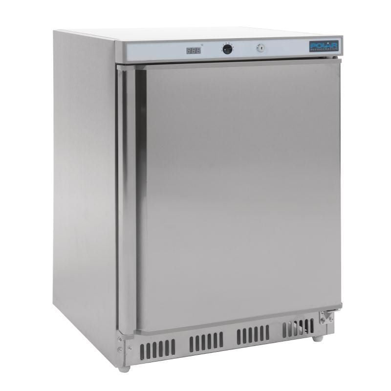 Polar Undercounter Freezer Stainless Steel 140 Ltr - CD081 Refrigeration - Undercounter Polar