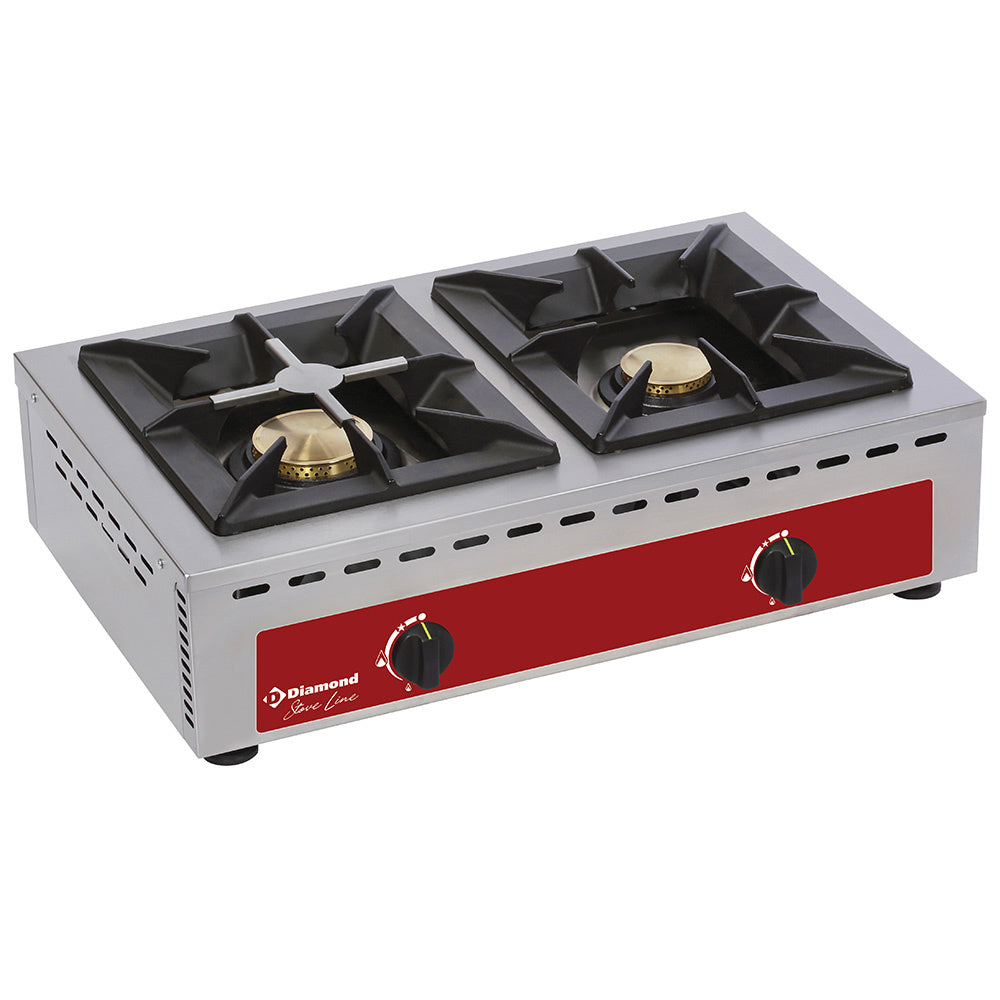 Diamond Table range - 2 burners (7+5 kW) - RF2G/Q