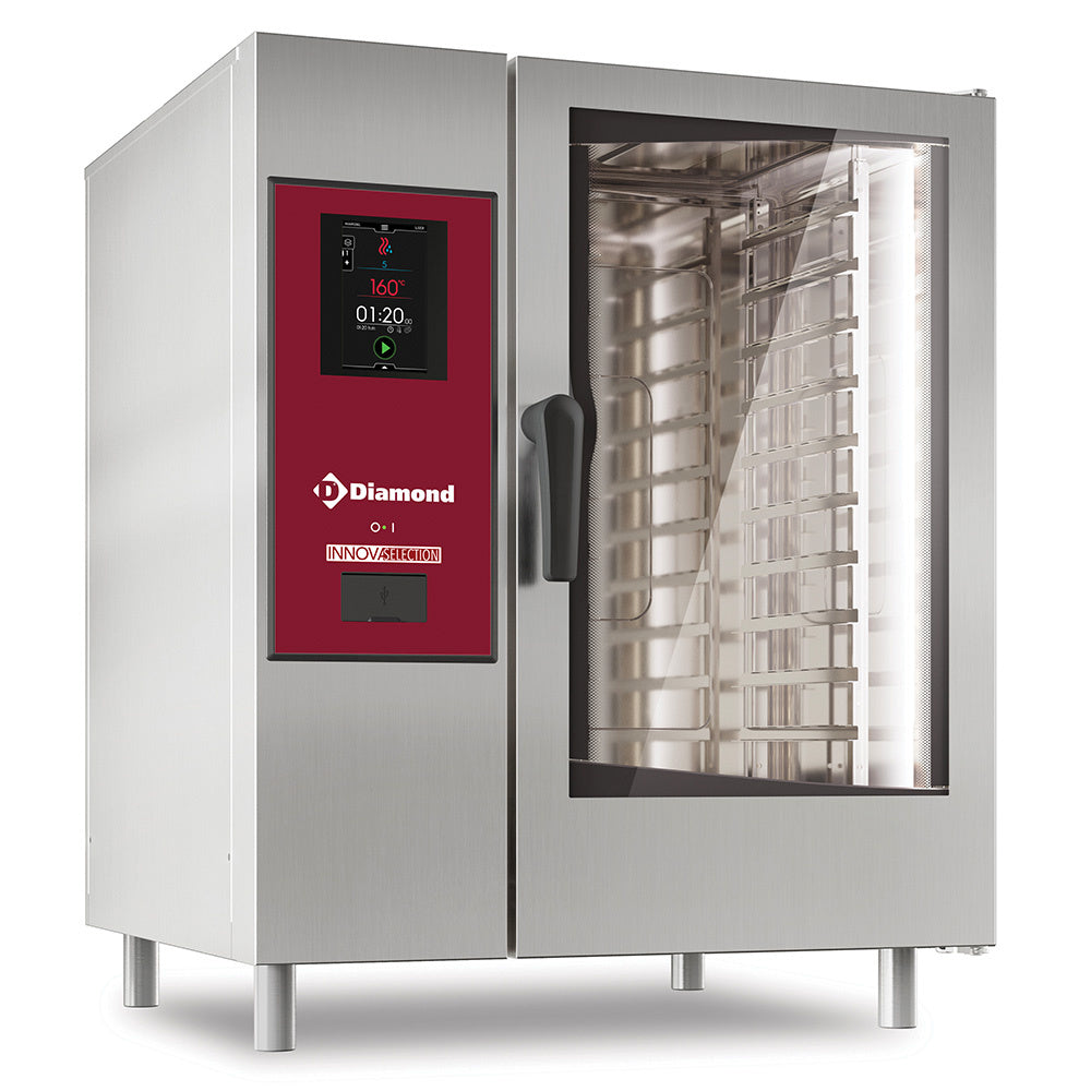 Diamond Electric oven "TOUCH" direct steam and convection 10x GN 1/1 + Cleaning - SDET/XC-10