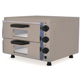 CUBO Twin Deck Pizzaoven 2 x 500x500mm Kamers CS-PC-2L
