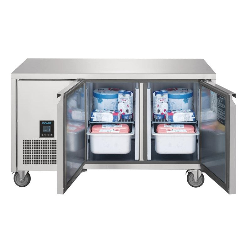 Polar U-series 2-door freezer counter 267L - UA006