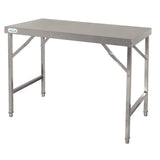 Vogue Stainless Steel Folding Table - 1.2M - CB905 Stainless Steel Folding Tables Vogue