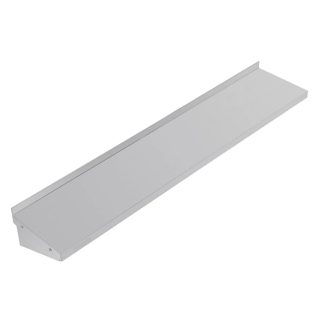 Vogue Stainless Steel Wall Shelf - 1.5M - Y752 Stainless Steel Wall Shelves Vogue