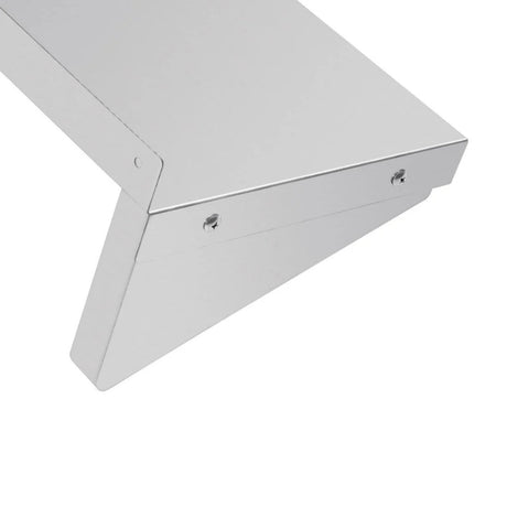 Vogue Stainless Steel Wall Shelf - 1.5M - Y752 Stainless Steel Wall Shelves Vogue