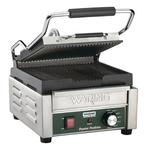 Waring Single Panini Grill WPG150K Contact Grills & Panini Makers Waring