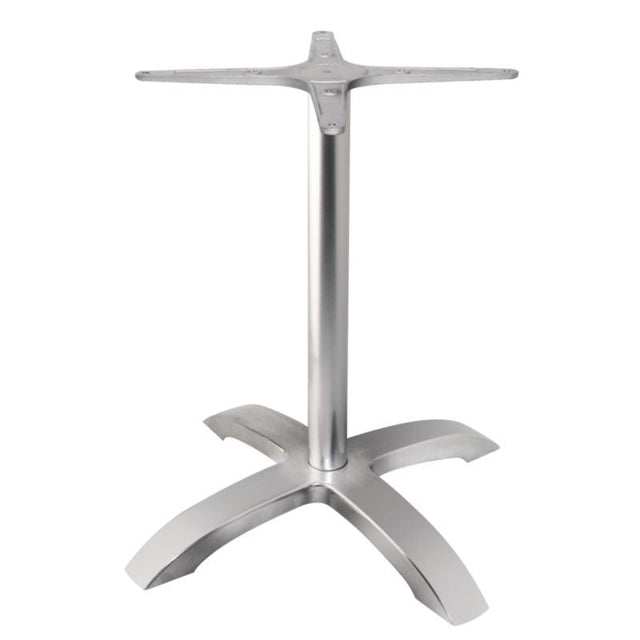 Bolero Aluminium Four Leg Table Base - GG660 Mix and Match Table Tops and Bases Bolero