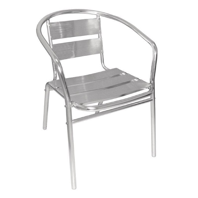 Bolero Aluminium Stacking Chairs (Pack of 4) - U419 Chairs Bolero