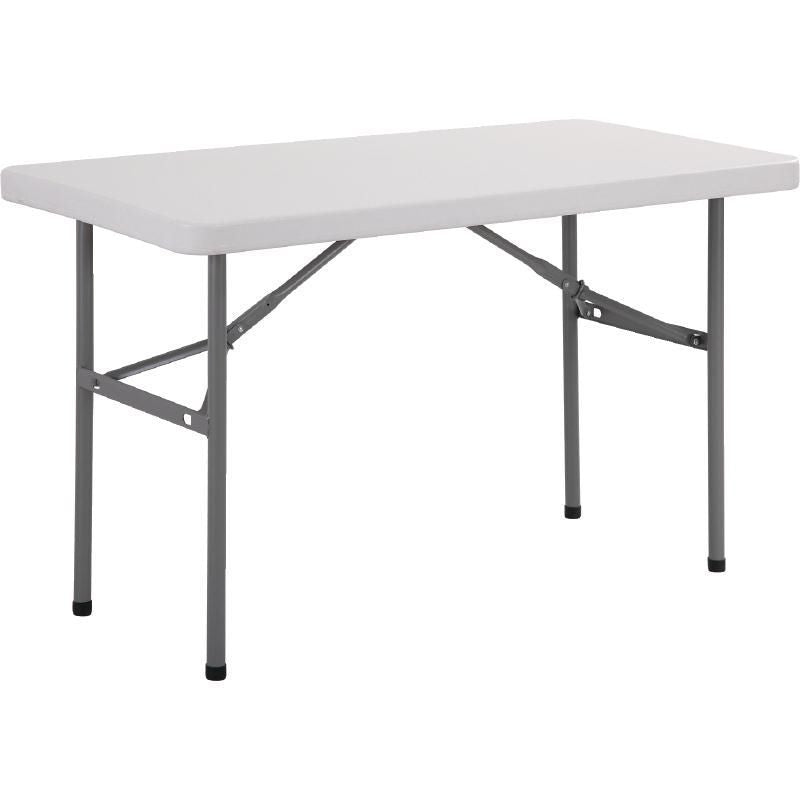 Bolero Foldaway Rectangular Utility Table 4ft - U543 Folding Utility Furniture Bolero