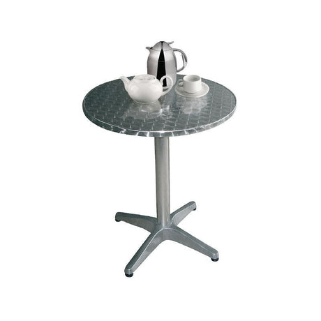 Bolero Round Bistro Table Grey - U426 Outdoor Tables Bolero