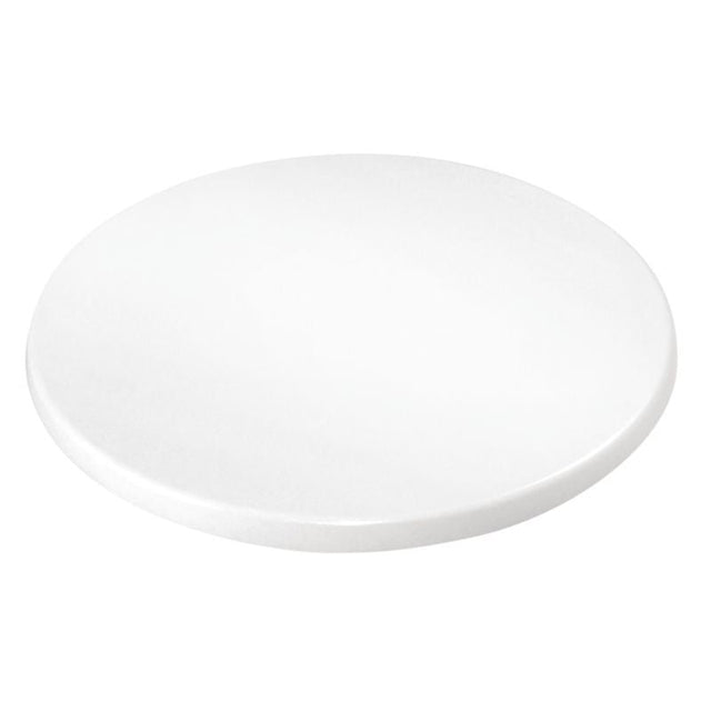 Bolero Round Table Top White 600mm - GG645 Mix and Match Table Tops and Bases Bolero