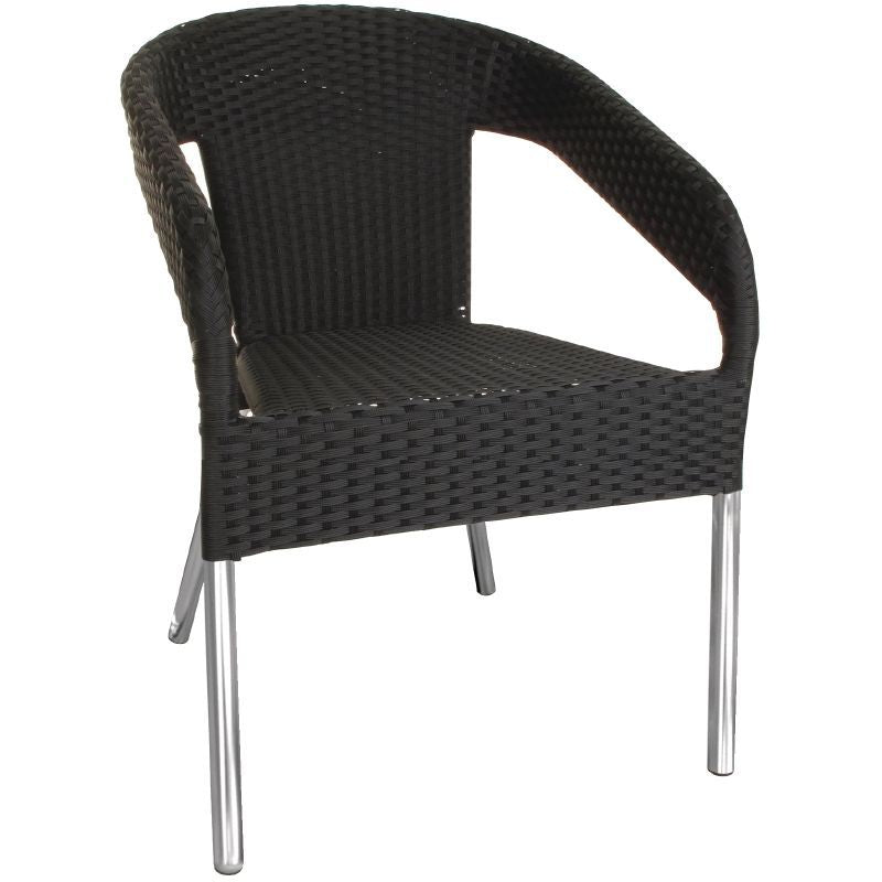 Bolero Wicker Wraparound Bistro Chairs (Pack of 4) - CG223 Chairs Bolero