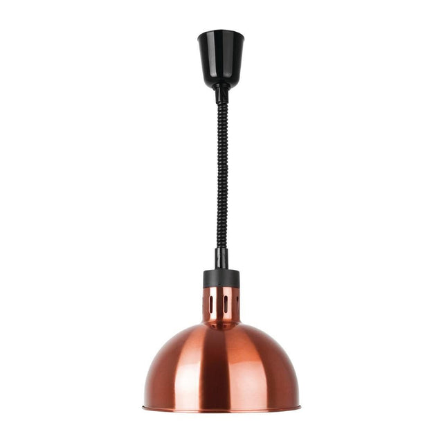 Buffalo Rise & Fall Dome Heat Shade Copper Finish - DY460 Hanging Food Heat Lamps Buffalo