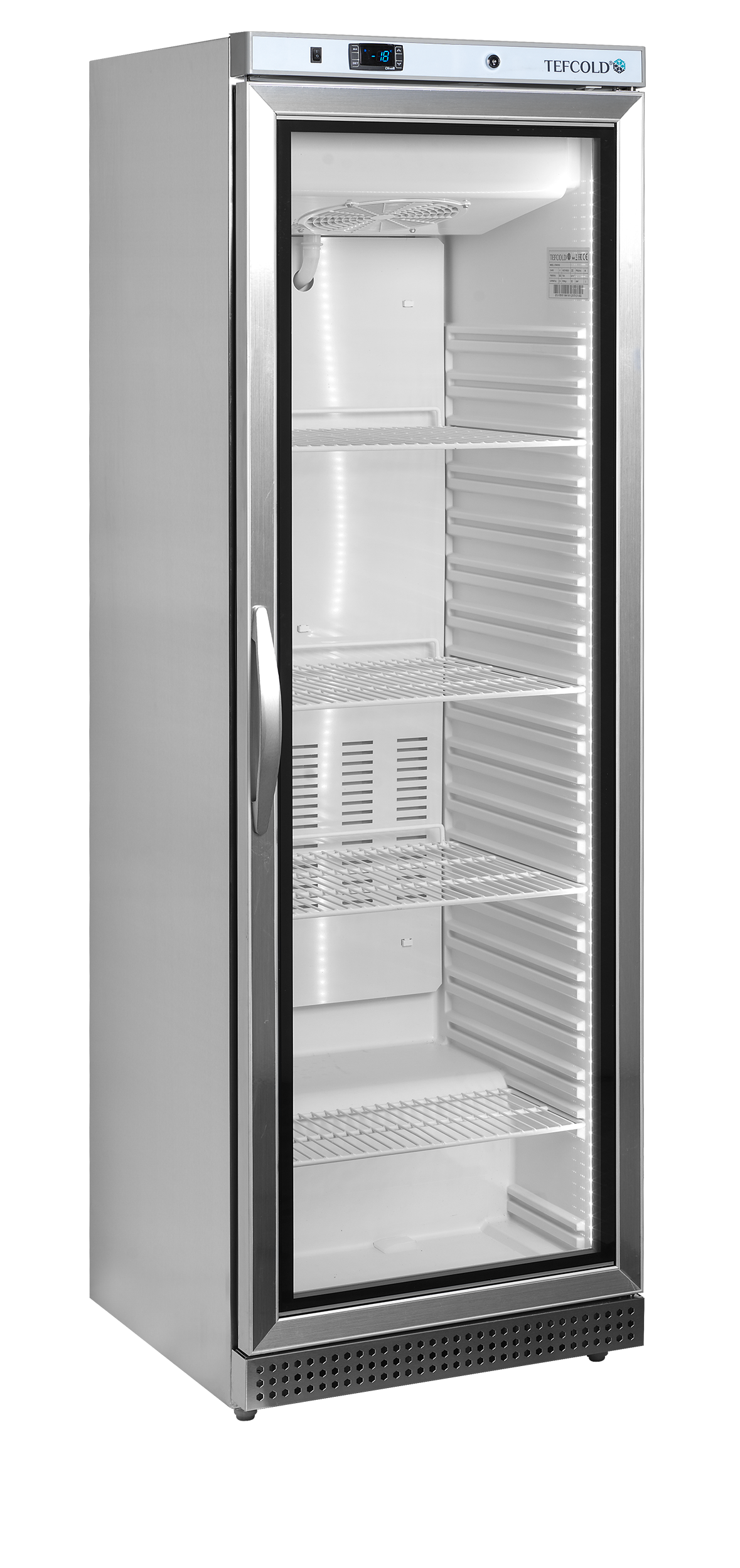 Tefcold Glass Door Display Freezer - UF400VSG  Tefcold