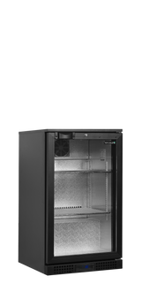 TEFCOLD Reversible Glass Door Bar Fridge - Energy Efficient - LED Lighting - Bottles 330ml pcs 70 - BA6H