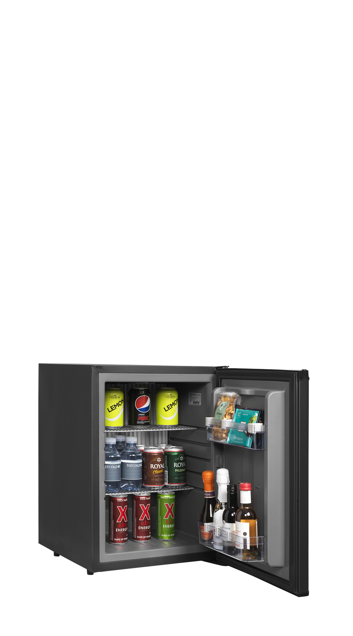 TEFCOLD Mini-bar - Black - Reversible Door - Low Energy Consumption - Quiet Operation - TM44