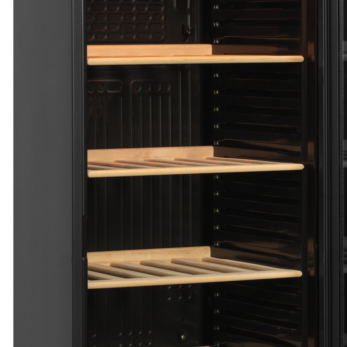 TEFCOLD Black wine cooler - Full door - CPP1380E