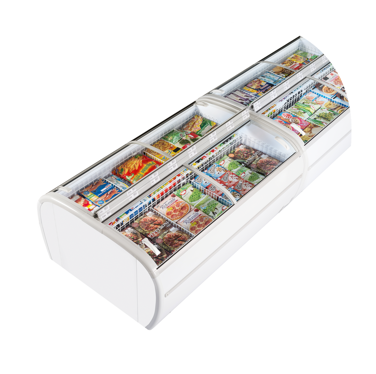 TEFCOLD Supermarket freezer - TWIN 220-F