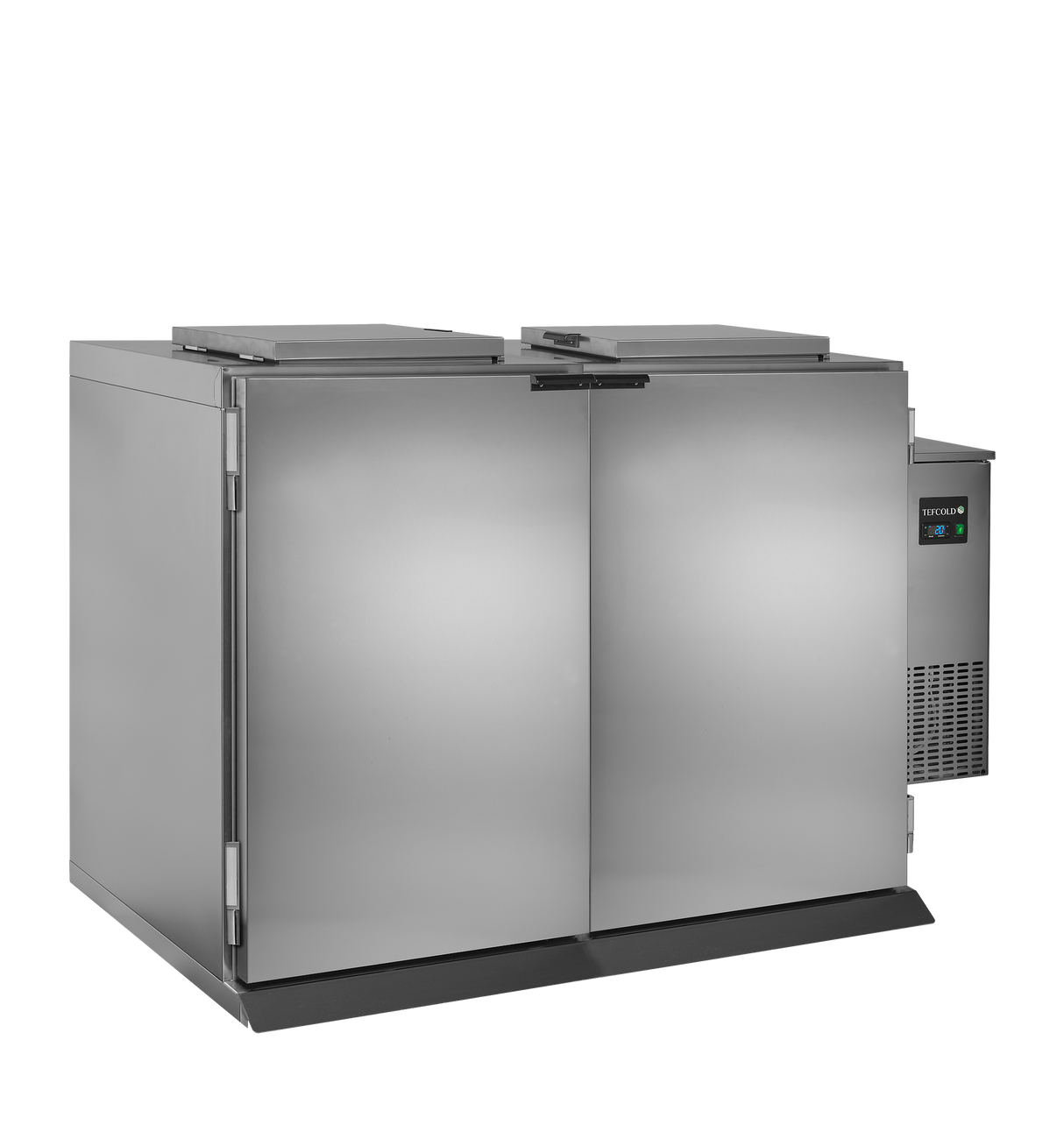 TEFCOLD Waste cooler - 2 Doors - Stainless Steel - Compatible with 120L and 240L Waste Bins - Ramp - WBC 480