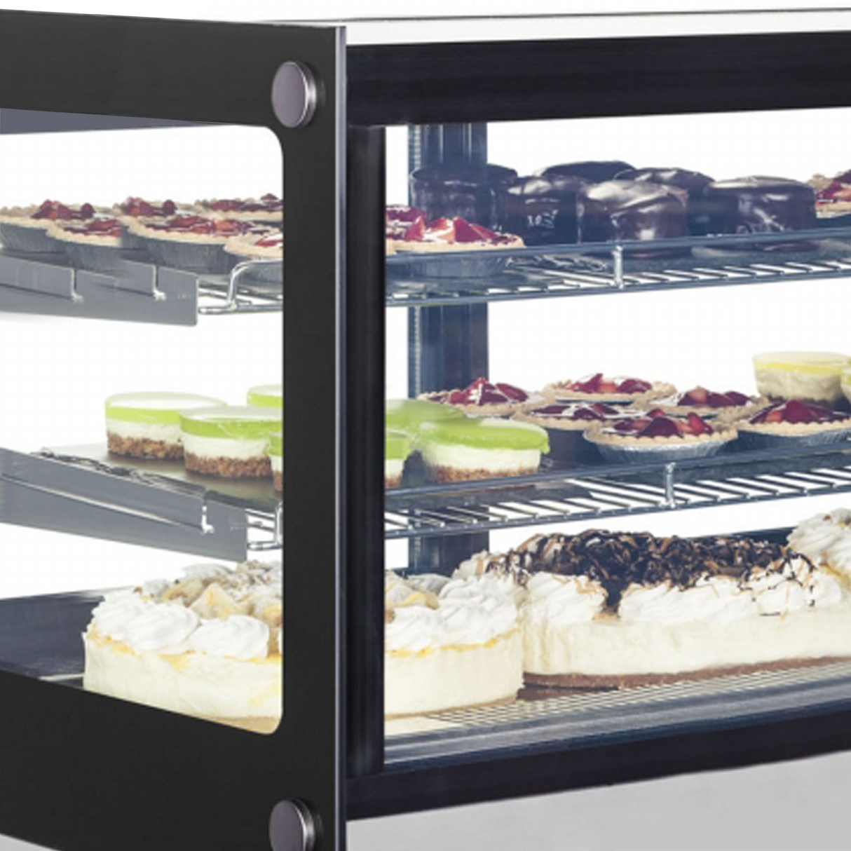 TEFCOLD Refrigerated display case - countertop - LCT750F/BLACK