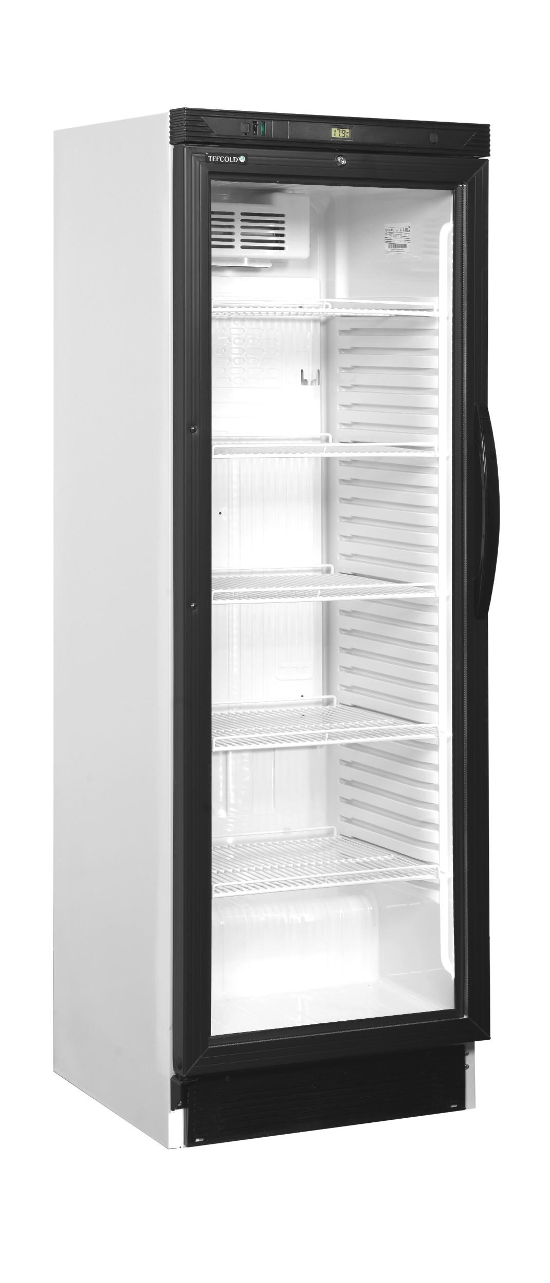 TEFCOLD Bottle cooler, left hinged (T401/LUX LEFT) - CEV425 1 LED L/H