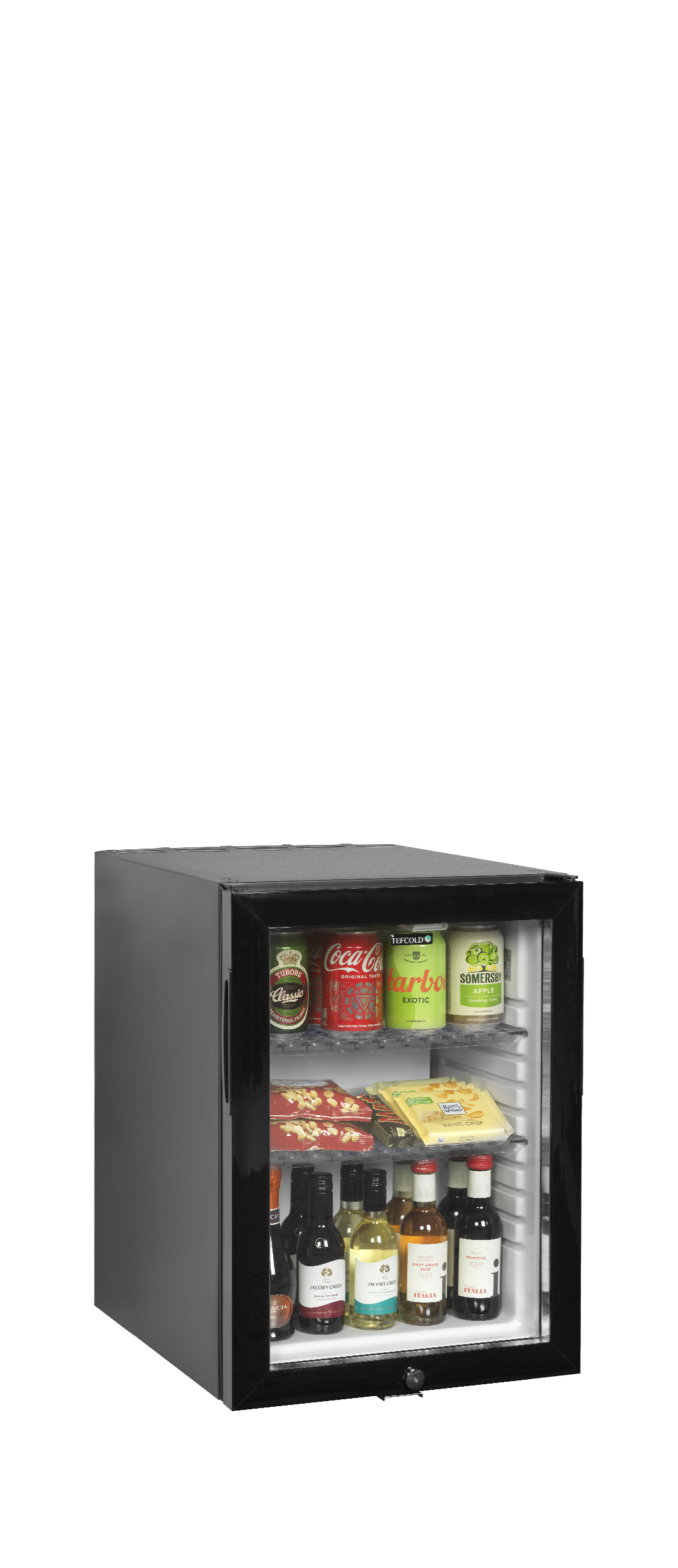 TEFCOLD Minibar mit Glastür - TM45GC