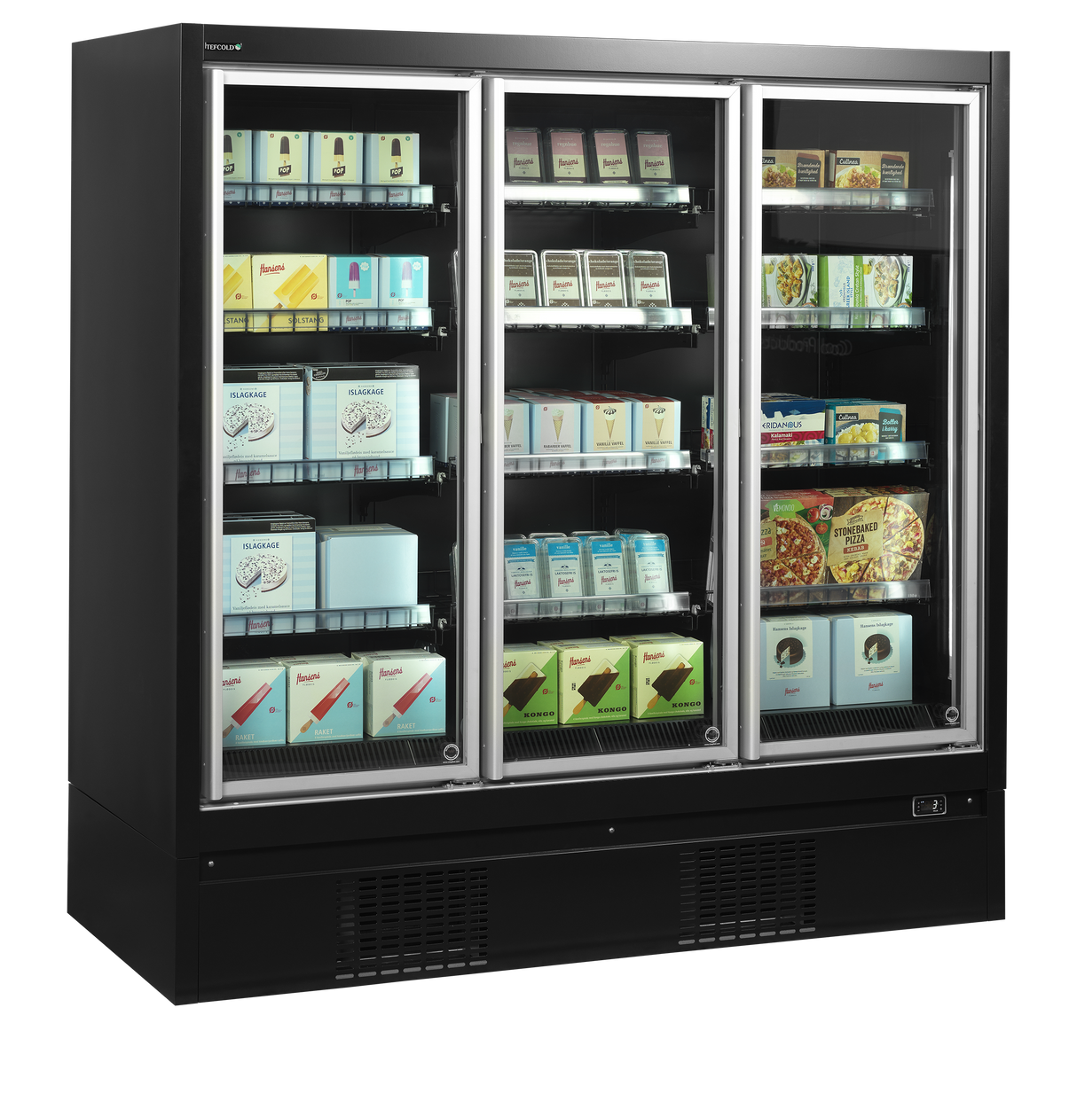 TEFCOLD Multideck freezer, supermarket - EXTRA1875FD