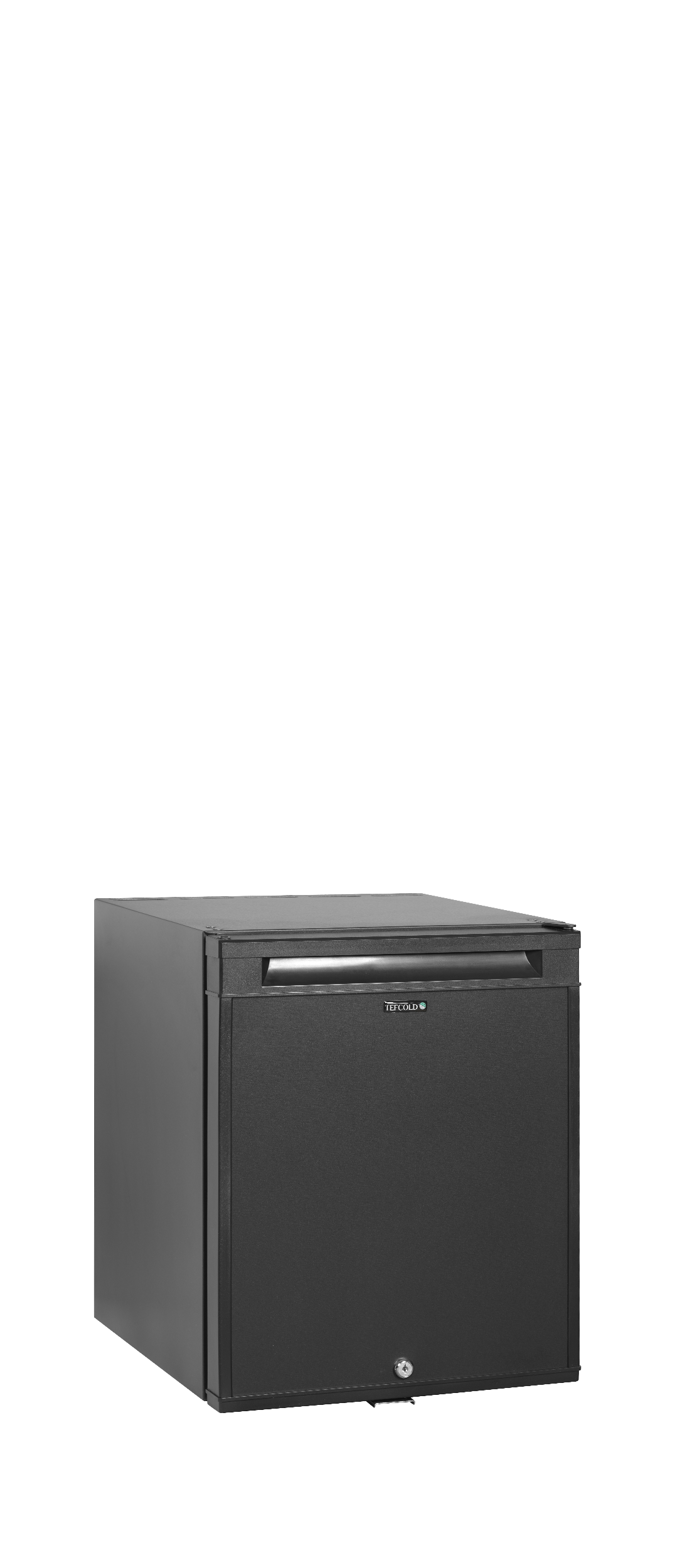 TEFCOLD Mini-bar - Black - Elegant design - Low Energy consumption - Hotel rooms - SLEEP mode - TM35C