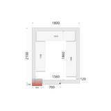 TEFCOLD Freezer panels 120 mm - CR 180x210x220