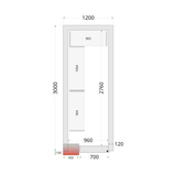 TEFCOLD Gefrierschrankplatten 120 mm - CR 120x300x220