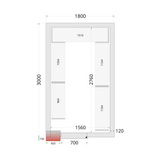 TEFCOLD Freezer panels 120 mm - CR 180x300x220