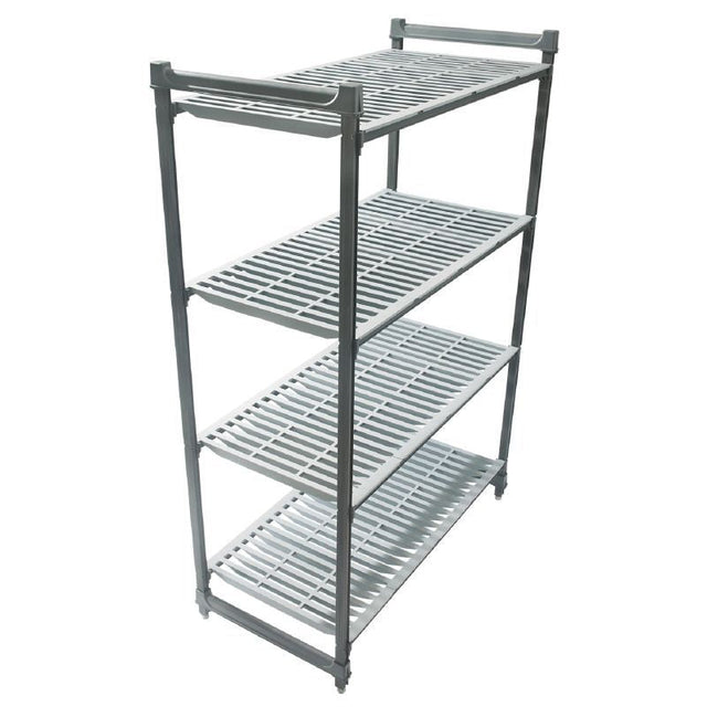 Cambro Camshelving Basics Vented 4 Shelf Unit 1530mm - GH619 Chrome Wire Shelving and Racking Cambro