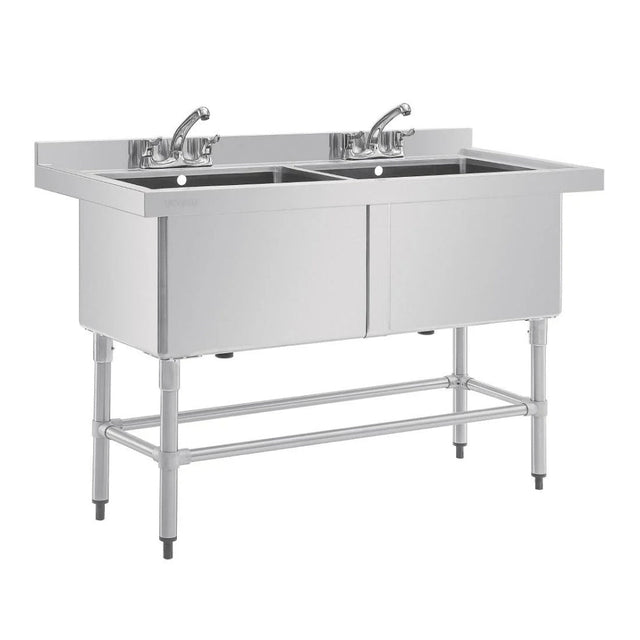 Vogue Double Deep Pot Wash Sink - CF406 Pot Wash Sinks Vogue