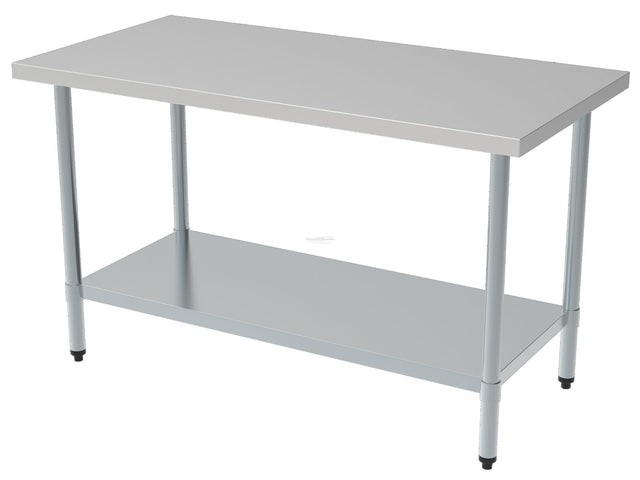 Combisteel 700 Stainless Steel Centre Worktable 1200mm Wide - 7490.0035 Stainless Steel Centre Tables Combisteel   